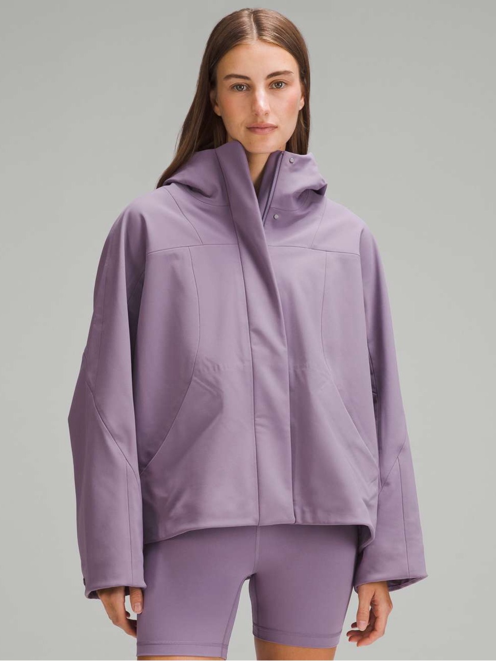 Lululemon RepelShell Cinch-Back Rain Jacket Purple Ash